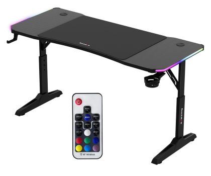 Biurko gamingowe Huzaro Hero 3.6 RGB Black HZ-HERO 3.6 RGB BLACK